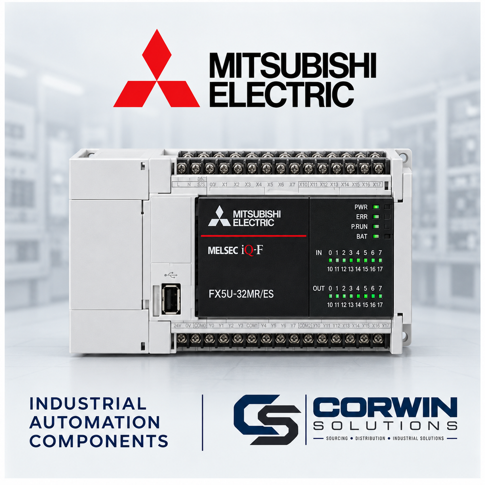 Mitsubishi FX5U-32MR/ES MELSEC iQ-F PLC CPU — Corwin Solutions